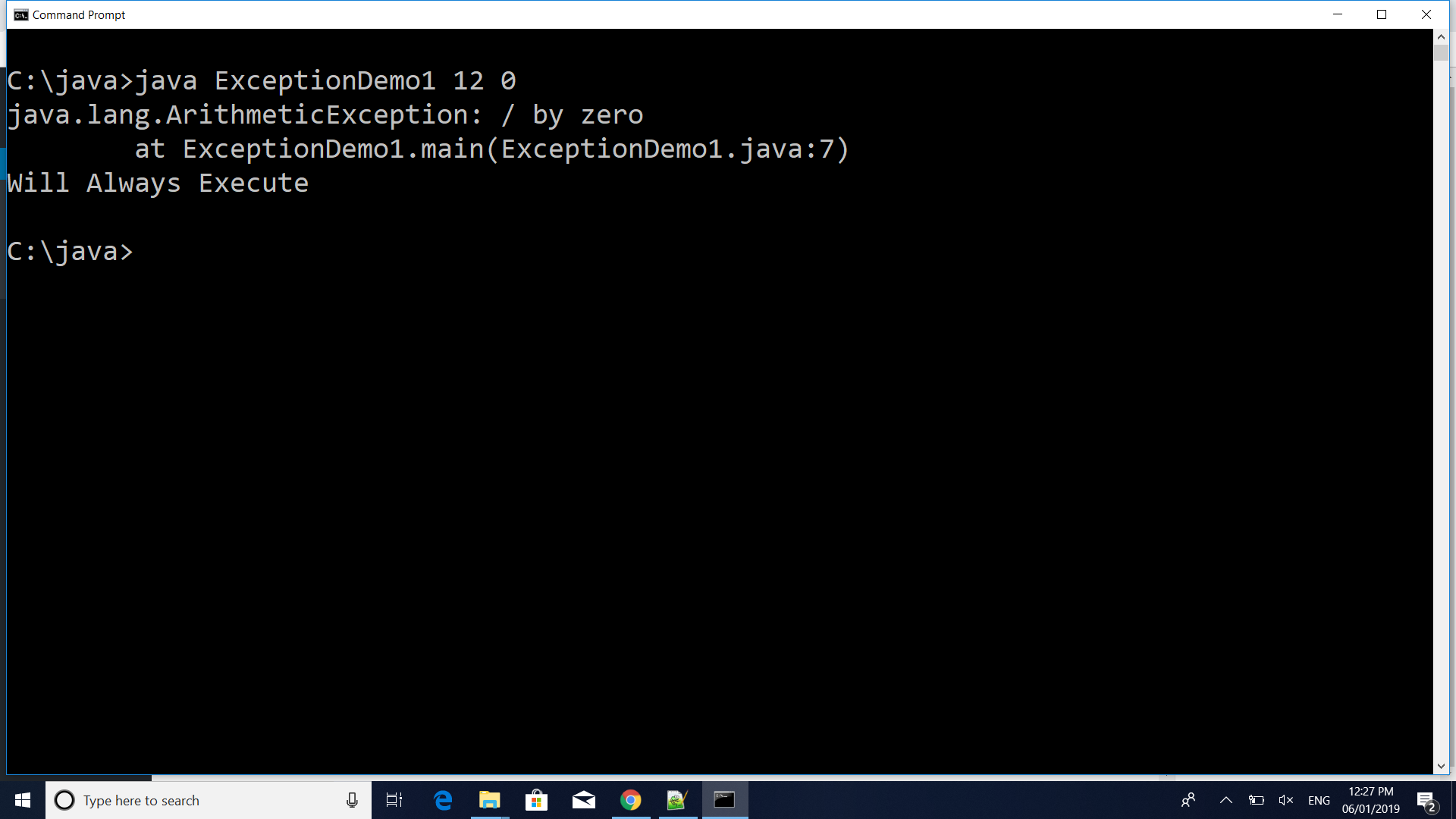 Basics of Exception Handling in Java - OCJP
